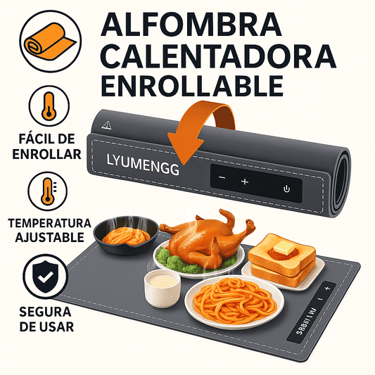 TAPETE CALENTADOR DE COMIDA BANDEJAS